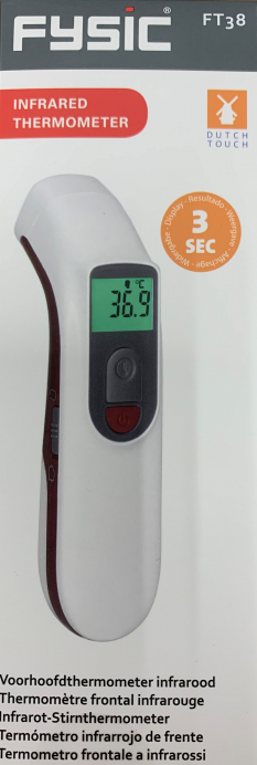 infrarood thermometer voorhoofd Fysic