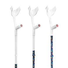 MyCover Afneembare Stokhoes Wandelstok\/ Elleboogkruk - Bloemen