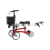 Drive Orthopedische kniestep Nitro Glide - Rood