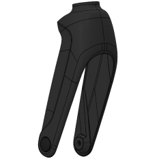 Voorvork Grijs – Origineel voor TOPRO Olympos ATR