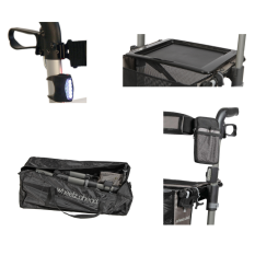 WheelzAhead All-Inclusive accessoires set voor TRACK Rollator