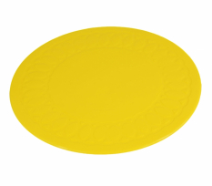 anti-slip mat rond 19 cm geel