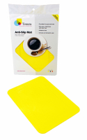 anti-slip mat geel rechthoekig 25,5 x 18,5 cm