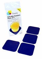 Anti-slip onderzetters blauw