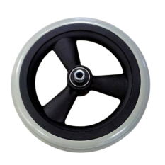 Wiel 7×1.3\/4 (175×25) – 3-Spaaks Hol, Krypton Grijs, 45mm Smal