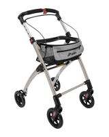 Binnen rollator Jaguar champagne