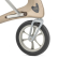 byACRE Carbon Ultralight Rollator – Champagne \/ Goud met weekend bag