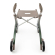 byACRE Carbon Ultralight Rollator met weekendtas - Groen S