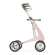 byACRE Carbon Ultralight Rollator – Roze met weekend bag