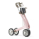 byACRE Carbon Ultralight Rollator – Roze met weekend bag