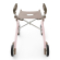 byACRE Carbon Ultralight Rollator – Roze met weekend bag