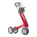 Rollator Ultralight rood carbon by Acre met weekend bag