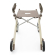 byACRE Carbon Ultralight Rollator met weekendtas - Wit L