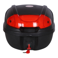 Koffer scootmobiel 32L - Zwart met houder