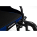 VERMEIREN D200 Split Rolstoel - Zwart\/Blauw - Zitbreedte 50 cm