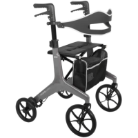 Drive AeroWalk Carbon Rollator - Lichtgewicht 4,6 kg - Grijs