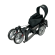 Drive Moka Rollator - Drie dubbel opvouwbaar - Grijs