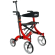 Rollator lichtgewicht Drive Nitro rood M