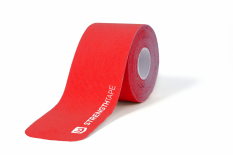 StrengthTape Pre-Cut rol 5 mtr - rood