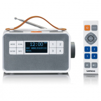 Draagbare DAB+\/FM radio met "Easy" functie wit