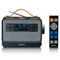 Draagbare DAB+\/FM radio met "Easy" functie zwart