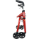 Nipglide Escape 4 Rollator - Uw Sleutel tot Vrijheid en Comfort - Rood