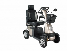 Scootmobiel Galaxy plus 4 20KM per uur Champagne