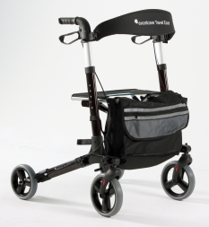 Rollator lichtgewicht Travel Eaze Macadamia bruin