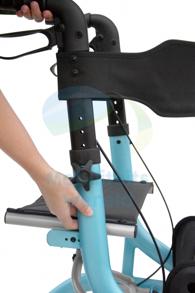 Rollator Caremart Ez Lite Salt White