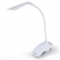 Oplaadbare LED lamp met klem, wit