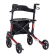Multimotion Rollator dubbel opvouwbaar - Rood