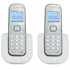 Senioren DECT telefoon duo wit Fysic FX9000