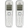 Senioren DECT telefoon duo wit Fysic FX9000