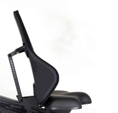 Huka Cortes driewielfiets stoel met verstelbare rug - Zwart