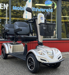 Scootmobiel gebruikt Vermeiren Carpo 2 Limo champagne 3