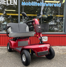 Scootmobiel gebruikt Shoprider 9D Duo 2-zitter rood