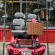 Scootmobiel gebruikt Shoprider Duo 2-zitter rood met overkapping