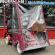 Scootmobiel gebruikt Shoprider Duo 2-zitter rood met overkapping