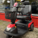 Scootmobiel Invacare Orion Pro 2021 rood\/zwart gebruikt