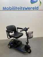 Opvouwbare scootmobiel Pride Go Go Elite Traveller blauw gebruikt