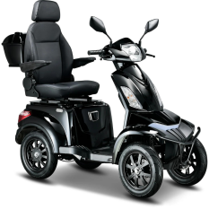 IVA S1000 scootmobiel 4 wielen - Zwart