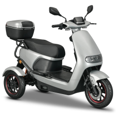 IVA TR3 2.0 - Stijlvolle en Veilige Elektrische Driewielscooter 30 km\/u - Zilver