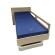 Koudschuimmatras incl. Incontinentiehoes 90 x 200 x 15 - Blauw
