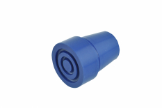 Kruk- en stokdoppen - 19 mm blauw per paar