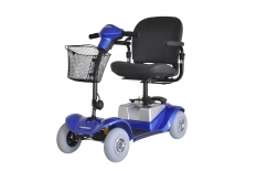 Scootmobiel Kymco Mini LS Comfort+ Blauw geveerd