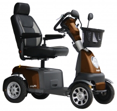 Scootmobiel Excel Galaxy Plus 4 Macadamia Brown