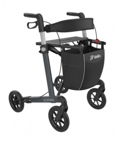 Rollator lichtgewicht Rehasense Server Comfort Large antraciet met gratis rugband