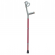 Forearm Crutches Standard Drive red