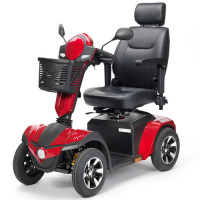 Scootmobiel Mercurius 4 LTD rood