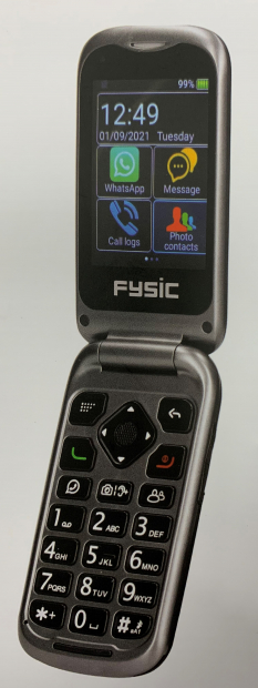 Senioren mobiele klaptelefoon Fysic F25 voor 4G